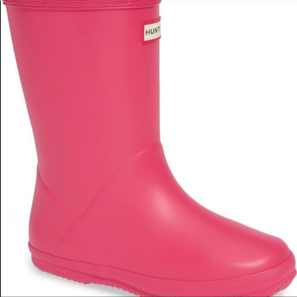 Toddler hunter rain boots size 4